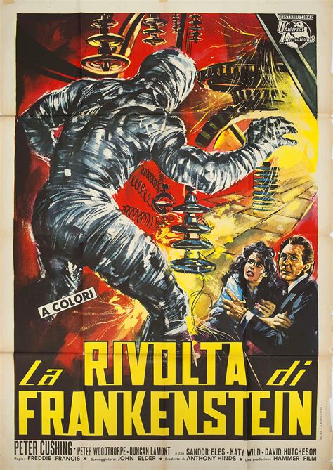 The Evil of Frankenstein Original 1964 Italian Due Foglio Movie Poster ...