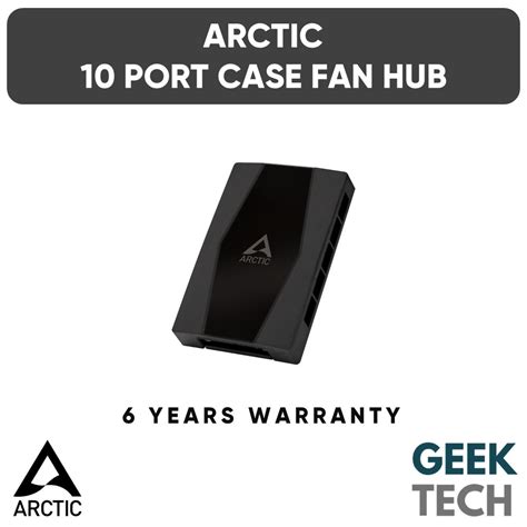 ARCTIC Case Fan Hub 10 Port PWM Fan Hub With SATA Power Shopee Malaysia