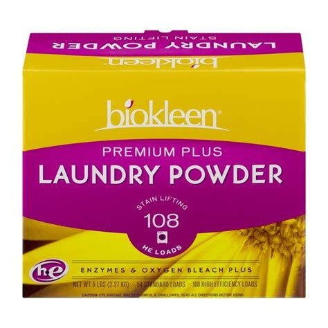Biokleen Premium Plus Laundry Powder Detergent 108 Loads 5 Lb Instacart