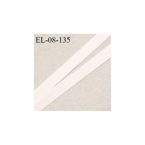 Elastique 8 mm lingerie haut de gamme couleur perle ivoire élastique fin doux au toucher style