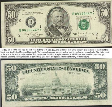 Us Fifty Dollar Bill United States Currency Us Currency Bills
