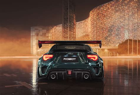 Robot Craftsman Carbon Fiber Ducktail Rear Spoiler For Toyota 86 Subar