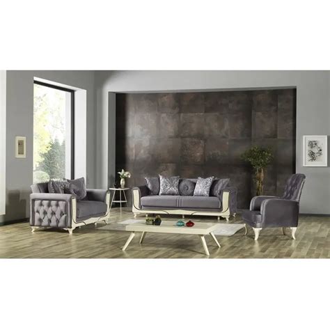 Higuera 3 Piece Sleeper Living Room Set VigsHome