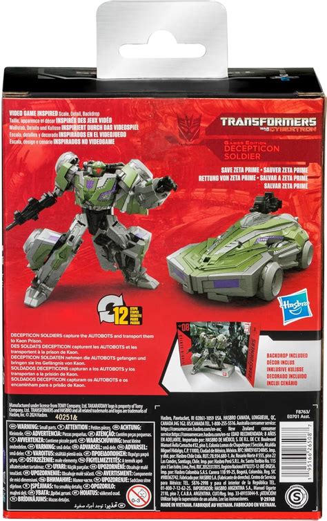 Transformers Studio Series Wfc Gamer Edition Deluxe Class Decepticon