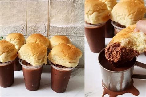 Camilan Mantap Disantap Siang Hari Resep Es Coklat Celup Roti Tawar