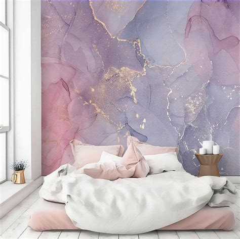 Purple Wallpaper Designs For Bedroom