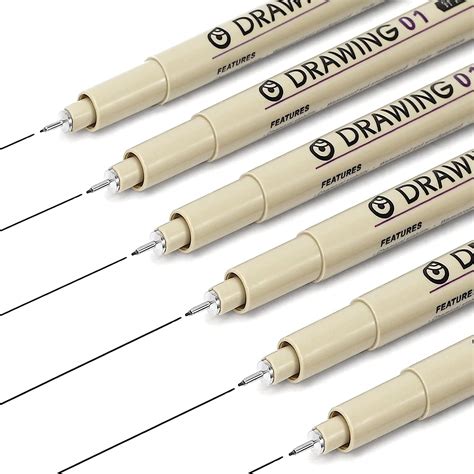 amazoncom extra fine point writing pens  black ultra thin mm