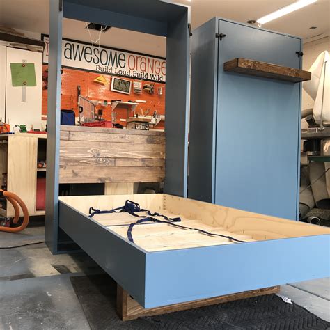Diy Twin Murphy Bed Plans — The Awesome Orange