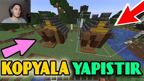 Minecraft YAPI KOPYALAMA Yapı Kopyalama ve Başka Bir Dünyaya