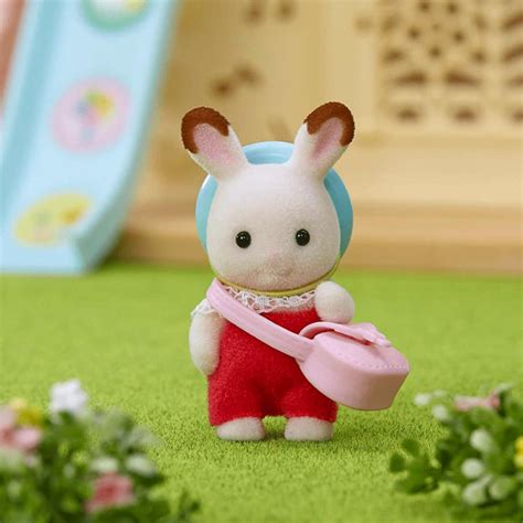 Figura Sylvanian Families Bebê Coelho Chocolate Epoch Magia