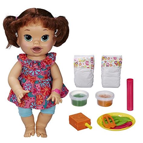 Baby Alive Super Snacks Snackin Sara Brunette Dress Color May Vary
