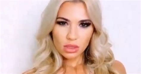 Christine Mcguinness Risks Tik Tok Ban As She Peels Off Bra In Red Hot Expos Daily Star