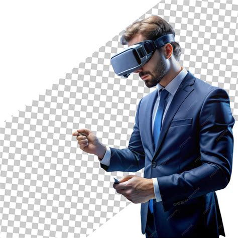 Premium PSD | Using Augmented Reality Headsets 3D VFX Software for