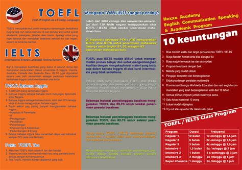 Contoh Brosur Bimbel Bahasa Inggris – Gambaran