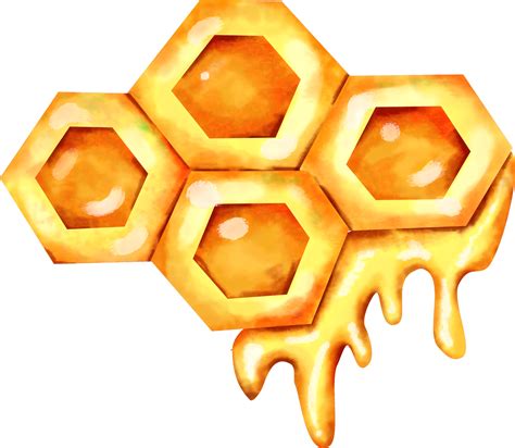 Honey Comb Clip Art 23322146 Png