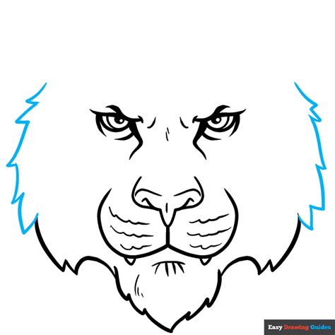 How to Draw a Tiger Face in a Few Easy Steps | Easy Drawing Guides