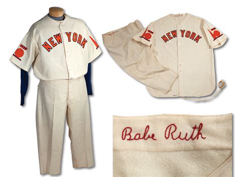 Babe Ruth Uniform From 1938 Worlds Fair Tops SCP Auctions Bidding