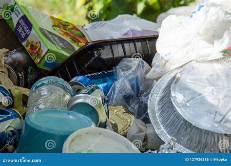 Overflowing Trash Can Editorial Image | CartoonDealer.com #26126312
