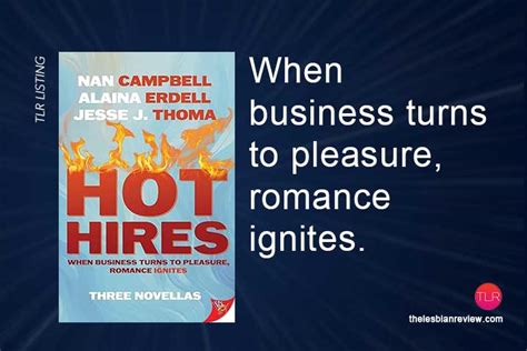 Hot Hires By Nan Campbell Alaina Erdell Jesse J Thoma Listing The Lesbian Review