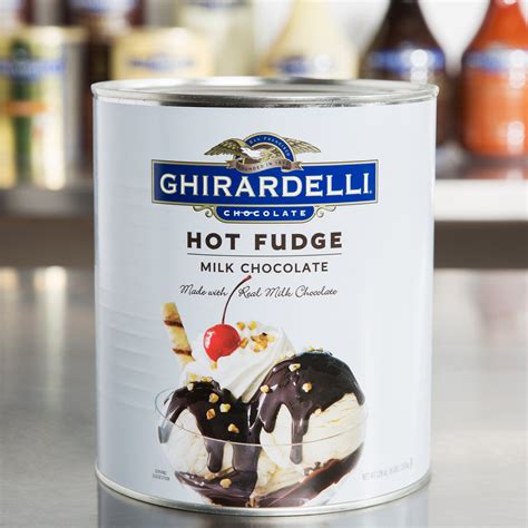 Ghirardelli 10 Can Milk Chocolate Hot Fudge