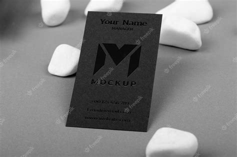 Premium Psd Embossed Gloss Business Card Mockup