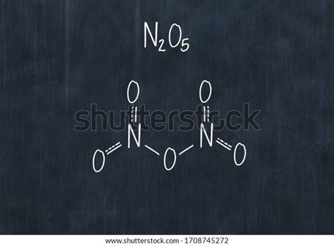 Dinitrogen Pentoxide Formula Handwritten Chemical Formula Stock ...