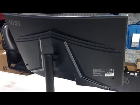 Msi Pro Mp C Pb Curved Monitor Unboxing Youtube