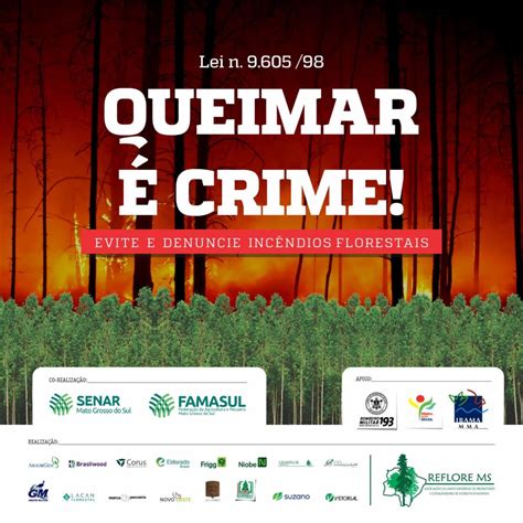 Queimar Crime Reflore Ms Realiza A Campanha De Preven O E Combate