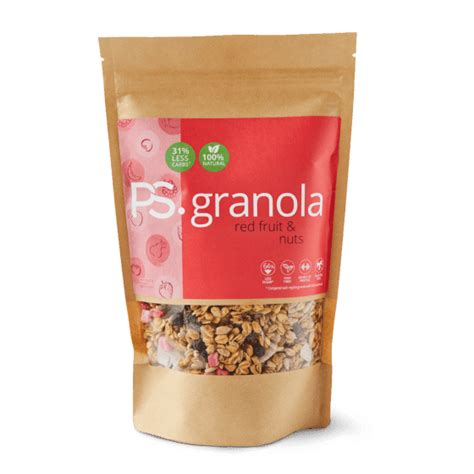 Ps Granola Red Fruit And Nuts Beauty Smart Afvallen Binnen Een