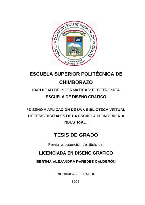 Pdf Tesis De Grado Dspace Espoch P Gina De Iniciodspace Espoch