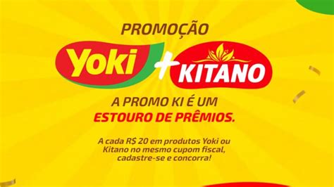 promoção Estouro de Prêmios Yoki Mais Kitano 2024