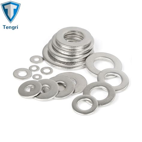 DIN125 Stainless Steel 304 316 Thin Flat Washer ISO 7089 ISO 7090 Metal