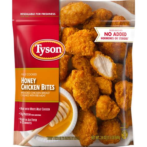 Tyson Honey Chicken Nugget Bites, 24 oz (Frozen, Fully Cooked