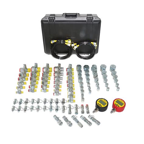Buy XZT 70A Digital Hydraulic Pressure Test Coupling Kit,Pressure Gauge