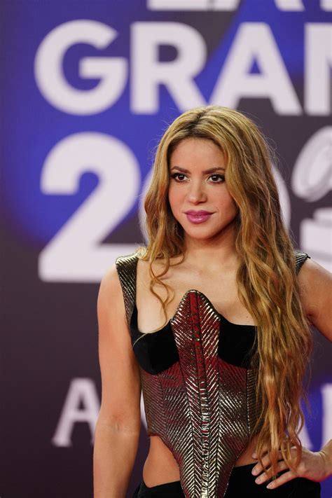 SHAKIRA at 24th Annual Latin Grammy Awards in Seville 11/16/2023 ...