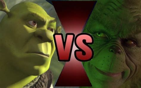 Shrek vs Grinch by DarkSpartan1000 on DeviantArt