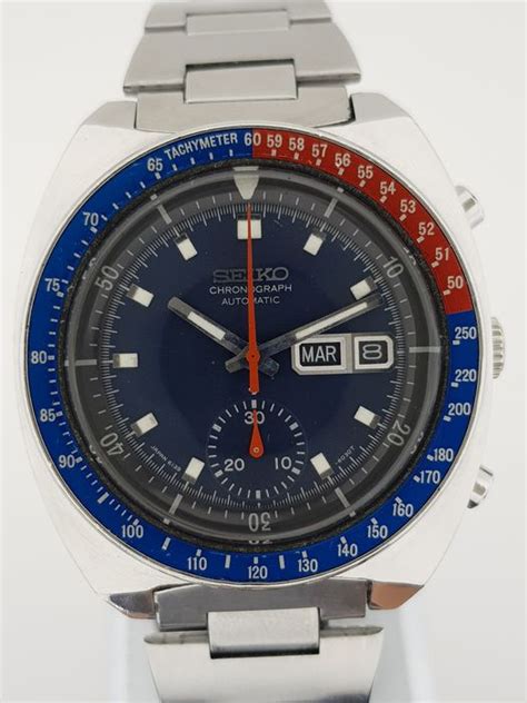 Seiko NO RESERVE PRICE PEPSI POGUE BLUE Automatic Catawiki