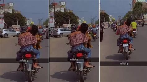 Kiss On A Moving Bike Video Of Couple Romancing Openly Goes Viral In