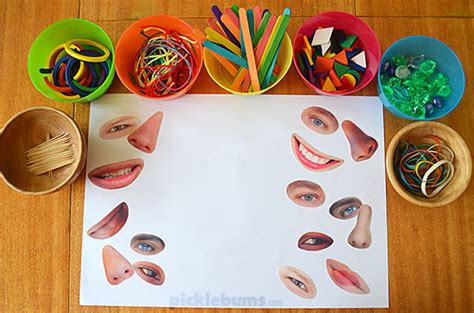 Printable Face Parts Cutouts