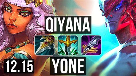 QIYANA Vs YONE MID 13 1 3 8 Solo Kills Legendary 400 Games