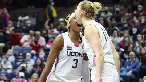 Aaliyah Edwards And Dorka Juhász Uconn Womens Basketball Postgame