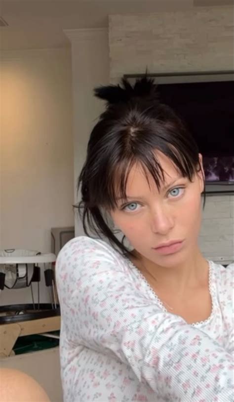 Brunette Bangs Brunette Bangs Beautiful Female Celebrities Celebrities