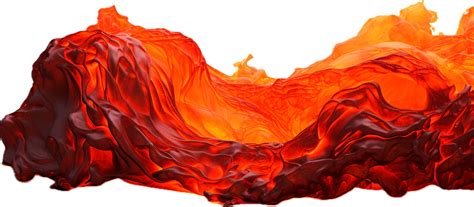 AI Generated Molten Hot Lava Png PNG