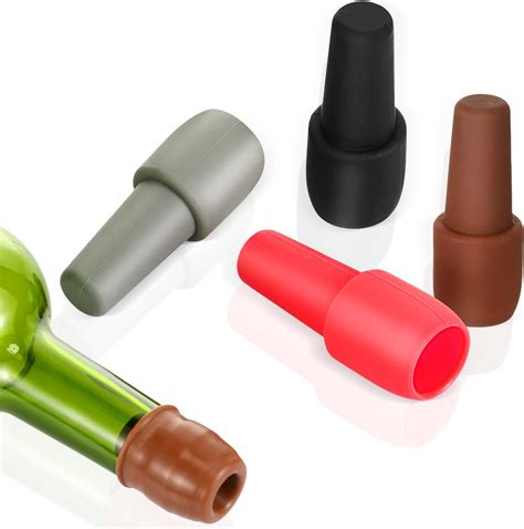 Amazon Filltouch Pcs Wine Stoppers Double Sealed Silicone Wine