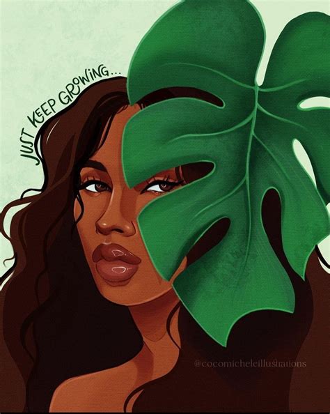 Cocomicheleillustrations Black Girl Art Black Art Art Girl Frank