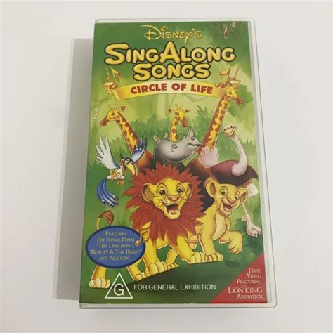 Disney Sing Along Songs Vhs 1994 Circle Of Life Lion King The Little Mermaid 20 00 Picclick Au