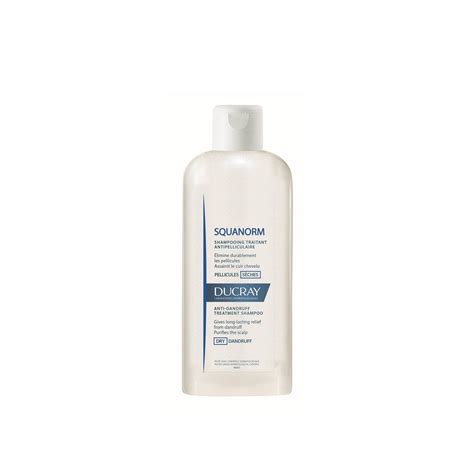 Ducray Squanorm Anti-Dandruff Treatment Shampoo Dry Dandruff 200ml (6 ...