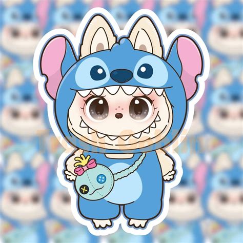 Stitch Labubu Doll - Etsy