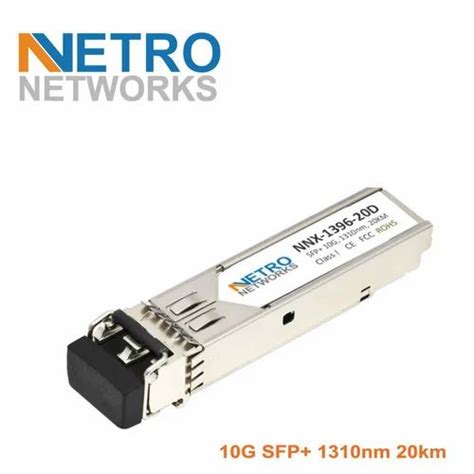 10G SFP+ 1310nm 20km Optical Transceiver Module, For Network, 50-60 Hz ...