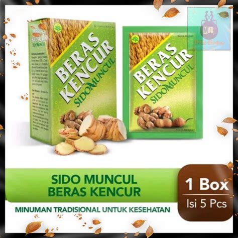 Jual Beras Kencur Sidomuncul Isi 5 Sachet Shopee Indonesia